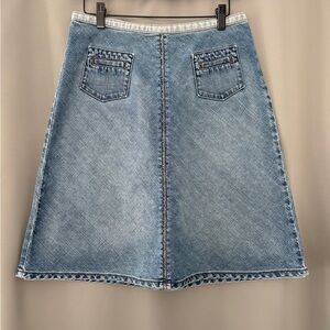 Vintage Mavi Denim A-Line Skirt